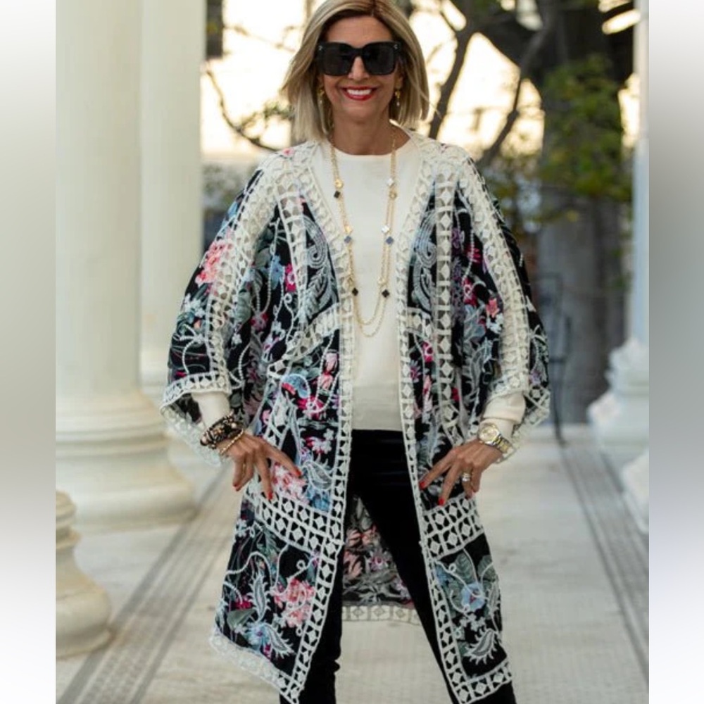 Floral Embroidered Women's shawl